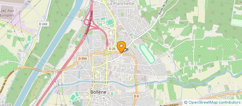 localisation de l'entreprise INDIVISION CALVIER CHRISTELLE WINAUD TUMBACHJOSEPH  BOLLENE