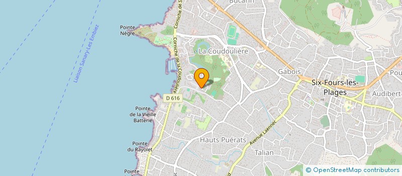 localisation de l'entreprise INDIVISION CALZAS ET BRETON  SIX-FOURS-LES-PLAGES