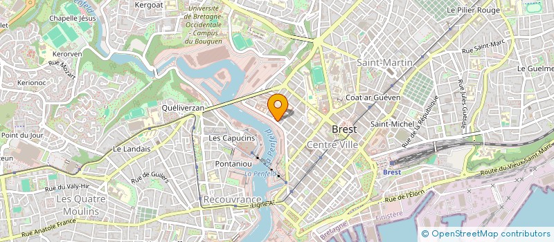 localisation de l'entreprise INDIVISION CAM GRANIER à BREST