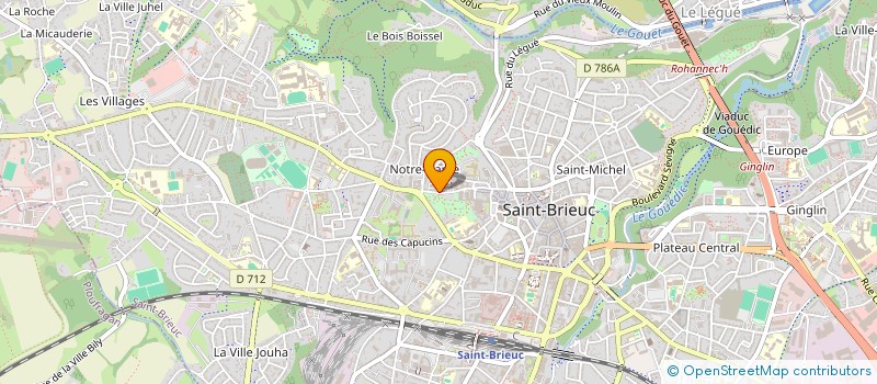 localisation de l'entreprise INDIVISION CAMARD ET LE GOFF à SAINT-BRIEUC