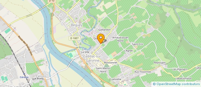 localisation de l'entreprise INDIVISION CAMBILLAU J.MARIE ET ARLETTE  CADILLAC-SUR-GARONNE