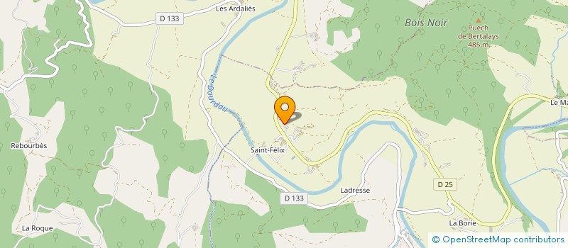 localisation de l'entreprise INDIVISION CAMBON JEAN MARIE ODILE  REBOURGUIL