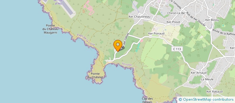 localisation de l'entreprise INDIVISION CAMBRELENG ANNEXE  L'ILE-D'YEU