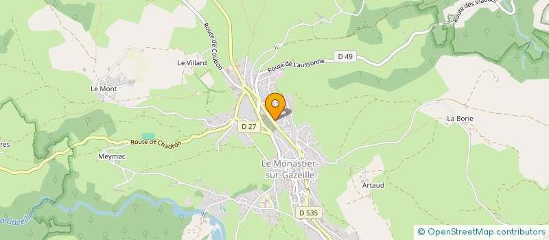 localisation de l'entreprise INDIVISION CAMMAROTA FRERES  LE MONASTIER-SUR-GAZEILLE