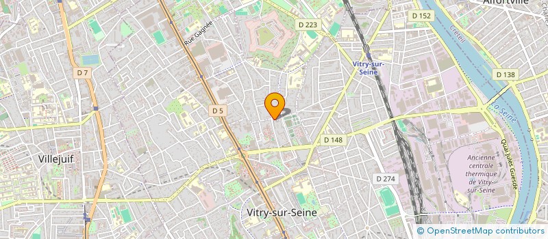 localisation de l'entreprise INDIVISION CAMPAGNE VERDIER  VITRY-SUR-SEINE