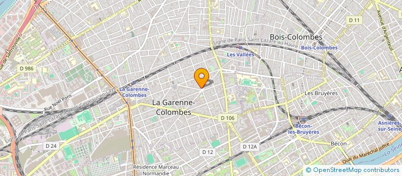 localisation de l'entreprise INDIVISION CAMPET à LA GARENNE-COLOMBES