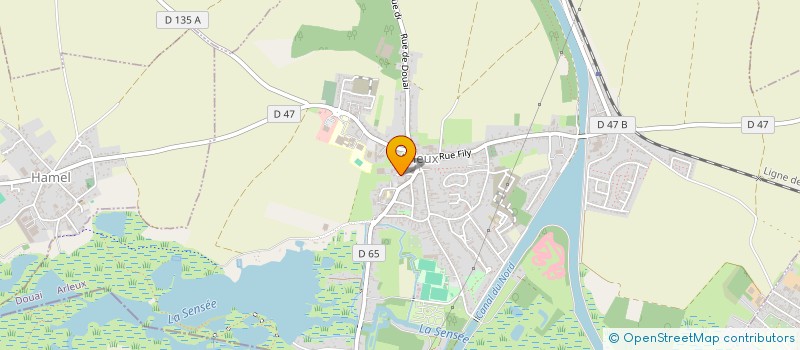 localisation de l'entreprise INDIVISION CAMPION*CHOTEAU/EMELIE ANNE  ARLEUX