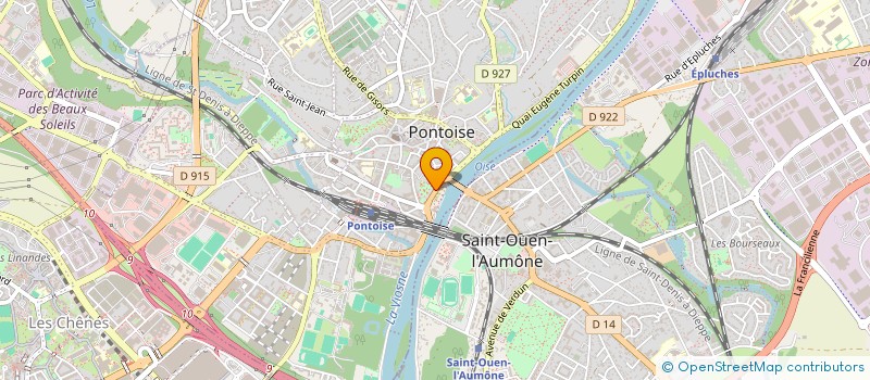 localisation de l'entreprise INDIVISION CAMPION-COSTE  PONTOISE