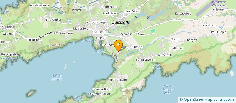 localisation de l'entreprise INDIVISION CAMPION KORZ à OUESSANT