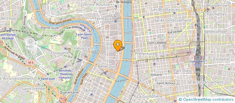 localisation de l'entreprise INDIVISION CAMSAT FEVRIER  LYON