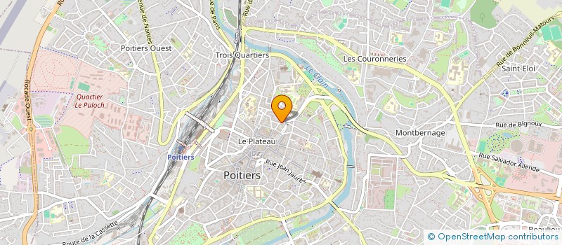 localisation de l'entreprise INDIVISION CAMUS  POITIERS