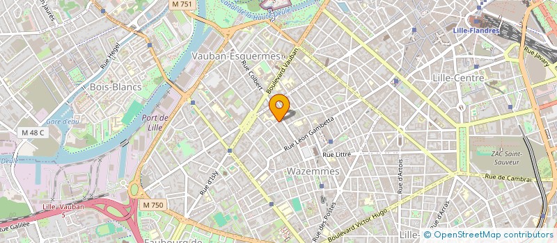 localisation de l'entreprise INDIVISION CAMUS à LILLE