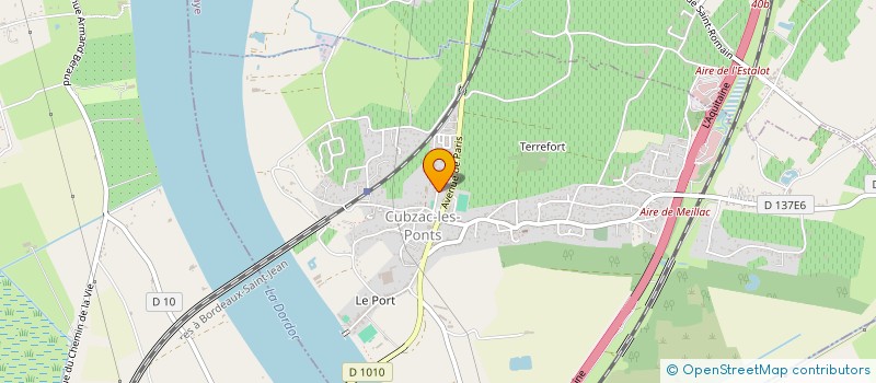 localisation de l'entreprise INDIVISION CANCES-DESGRANGE  CUBZAC-LES-PONTS