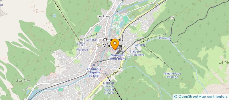 localisation de l'entreprise INDIVISION CANDILLON  CHAMONIX-MONT-BLANC