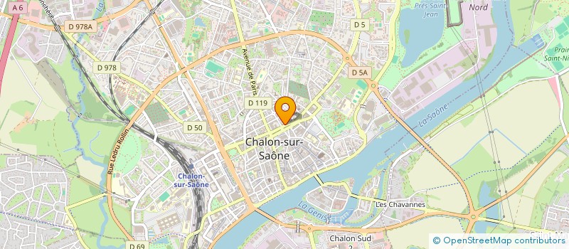 localisation de l'entreprise INDIVISION CANOVA à CHALON-SUR-SAONE