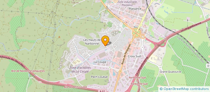 localisation de l'entreprise INDIVISION CANTAGREL à NARBONNE