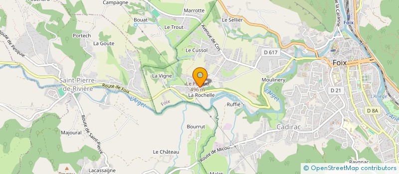 localisation de l'entreprise INDIVISION CANTELE à FOIX