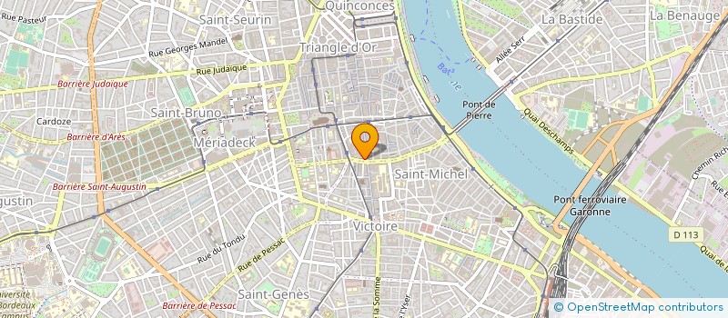 localisation de l'entreprise INDIVISION CANTOUNAT  BORDEAUX