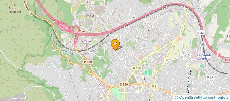 localisation de l'entreprise INDIVISION CANTOURNET ET GARNIER  LA CIOTAT