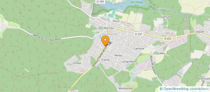 localisation de l'entreprise INDIVISION CAPDEVIELLE GOURCY  SEIGNOSSE