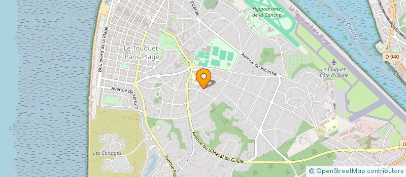 localisation de l'entreprise INDIVISION CAPELLE  LE TOUQUET-PARIS-PLAGE