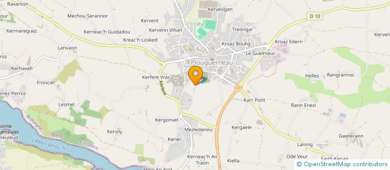 localisation de l'entreprise INDIVISION CAPELLMANN  PLOUGUERNEAU