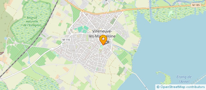 localisation de l'entreprise INDIVISION CAPPE CAMBREA  VILLENEUVE-LES-MAGUELONE