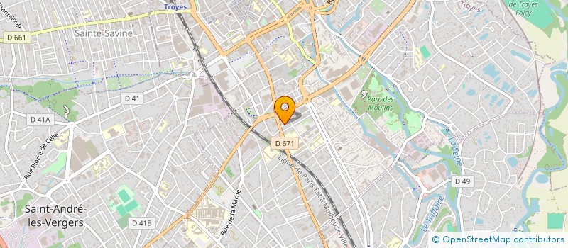 localisation de l'entreprise INDIVISION CAPUCINS à TROYES