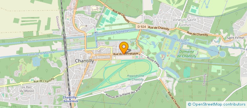 localisation de l'entreprise INDIVISION CAPUT  CHANTILLY