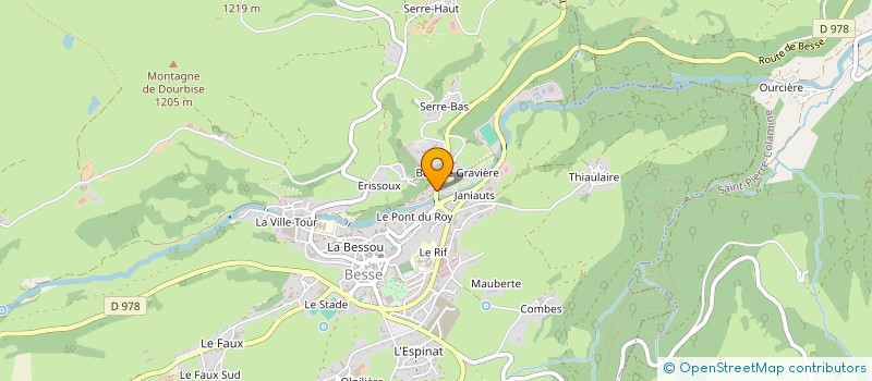 localisation de l'entreprise INDIVISION CAQUOT FERREIRA ET AMOUROUX  BESSE-ET-SAINT-ANASTAISE