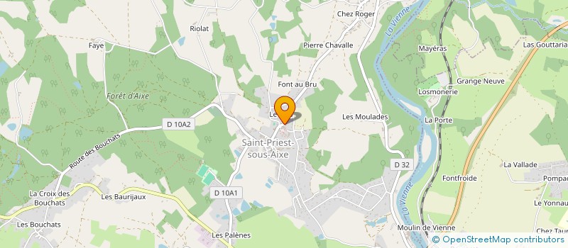 localisation de l'entreprise INDIVISION CARADONA STEPHANE ET CATHERINE à AIXE-SUR-VIENNE