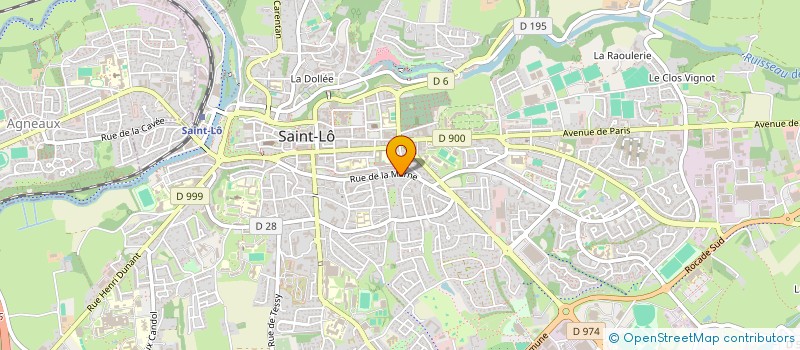 localisation de l'entreprise INDIVISION CARALO  SAINT-LO