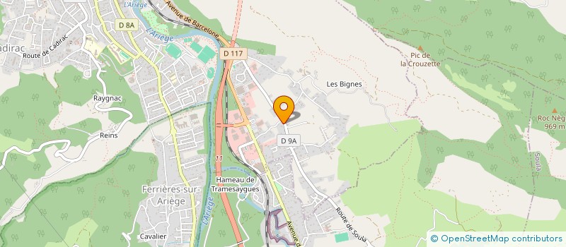 localisation de l'entreprise INDIVISION CARALP à FOIX