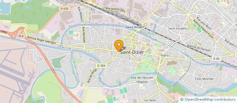 localisation de l'entreprise INDIVISION CARCANO ROMAIN ET JULIA à SAINT-DIZIER