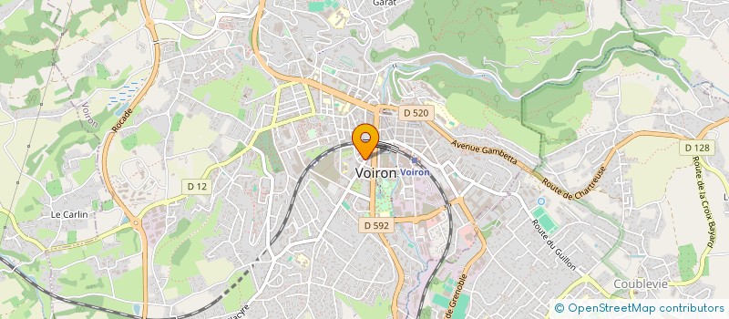 localisation de l'entreprise INDIVISION CARENZI-GORGE à VOIRON