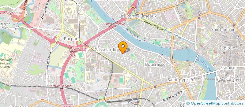 localisation de l'entreprise INDIVISION CARIVENC VEAUTE à TOULOUSE