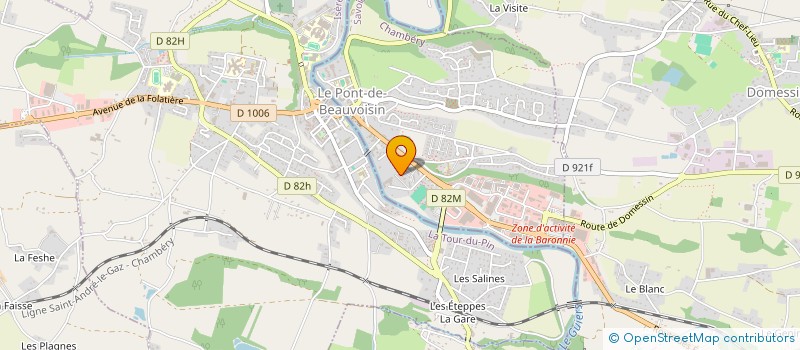 localisation de l'entreprise INDIVISION CARLE FRETON  LE PONT-DE-BEAUVOISIN