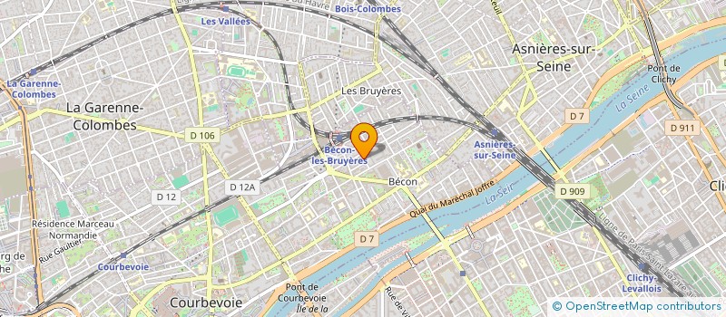 localisation de l'entreprise INDIVISION CARLES-VIEAU à COURBEVOIE