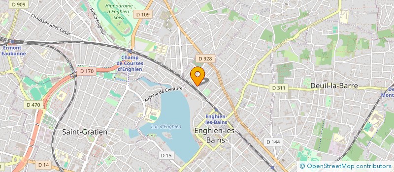 localisation de l'entreprise INDIVISION CARLIER ENGHIEN à ENGHIEN-LES-BAINS