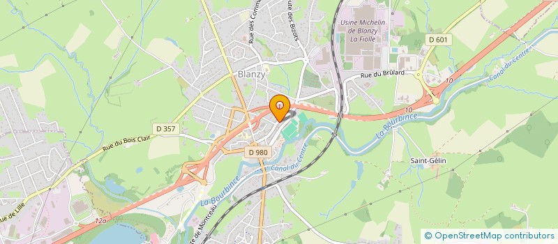 localisation de l'entreprise INDIVISION CARNOT  BLANZY