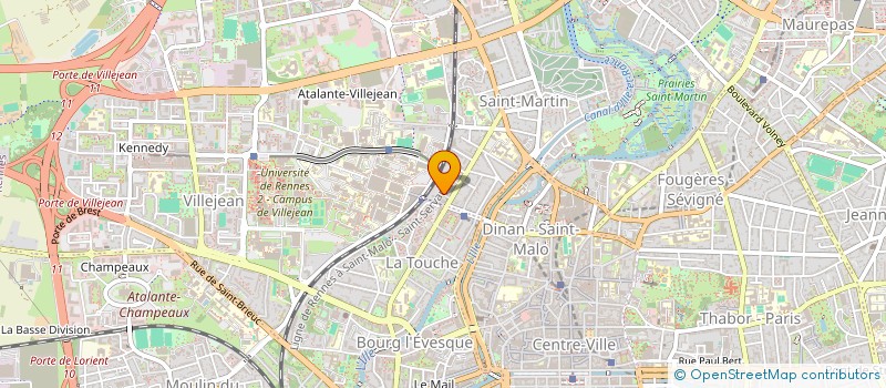 localisation de l'entreprise INDIVISION CARO GUIVARCH  RENNES