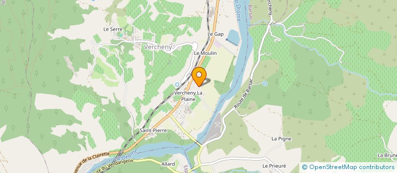 localisation de l'entreprise INDIVISION CAROD PATRICIA ET JEAN-FRANCOIS  VERCHENY