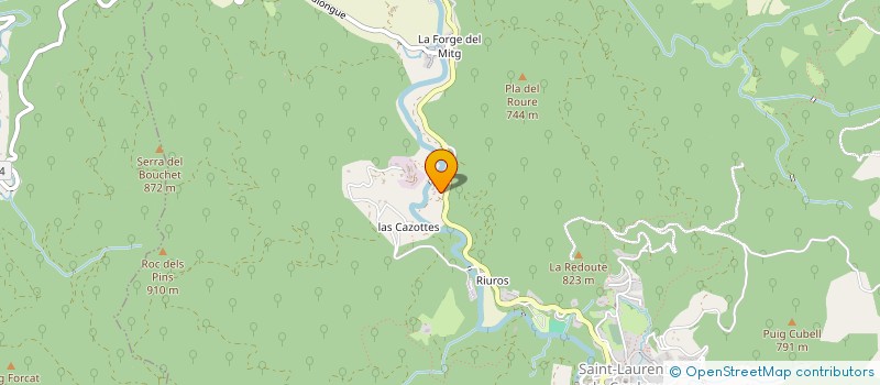 localisation de l'entreprise INDIVISION CAROL ANDRE  SAINT-LAURENT-DE-CERDANS