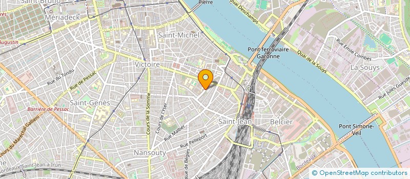 localisation de l'entreprise INDIVISION CARON PHILIPPE ET CATHERINE  BORDEAUX