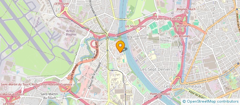 localisation de l'entreprise INDIVISION CARPENE PAULY à TOULOUSE