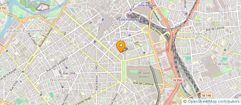 localisation de l'entreprise INDIVISION CARPENTIER  LILLE