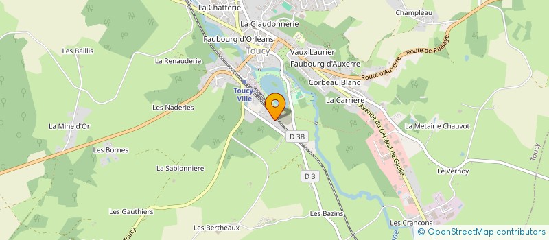 localisation de l'entreprise INDIVISION CARPY SEBASTIEN à TOUCY