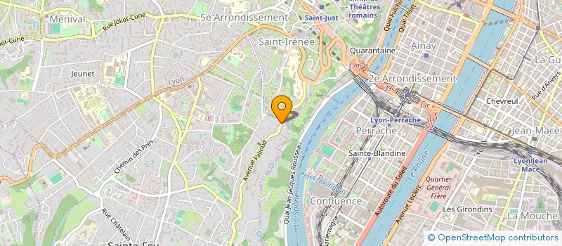 localisation de l'entreprise INDIVISION CARRARD NOIRMOUTIER  SAINTE-FOY-LES-LYON