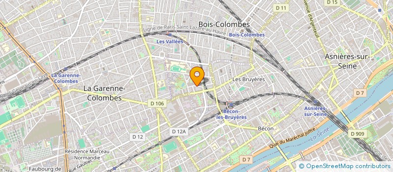 localisation de l'entreprise INDIVISION CARRE MONCEAU à BOIS-COLOMBES