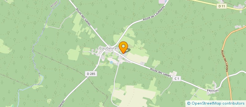 localisation de l'entreprise INDIVISION CARRERE  CAUBEYRES